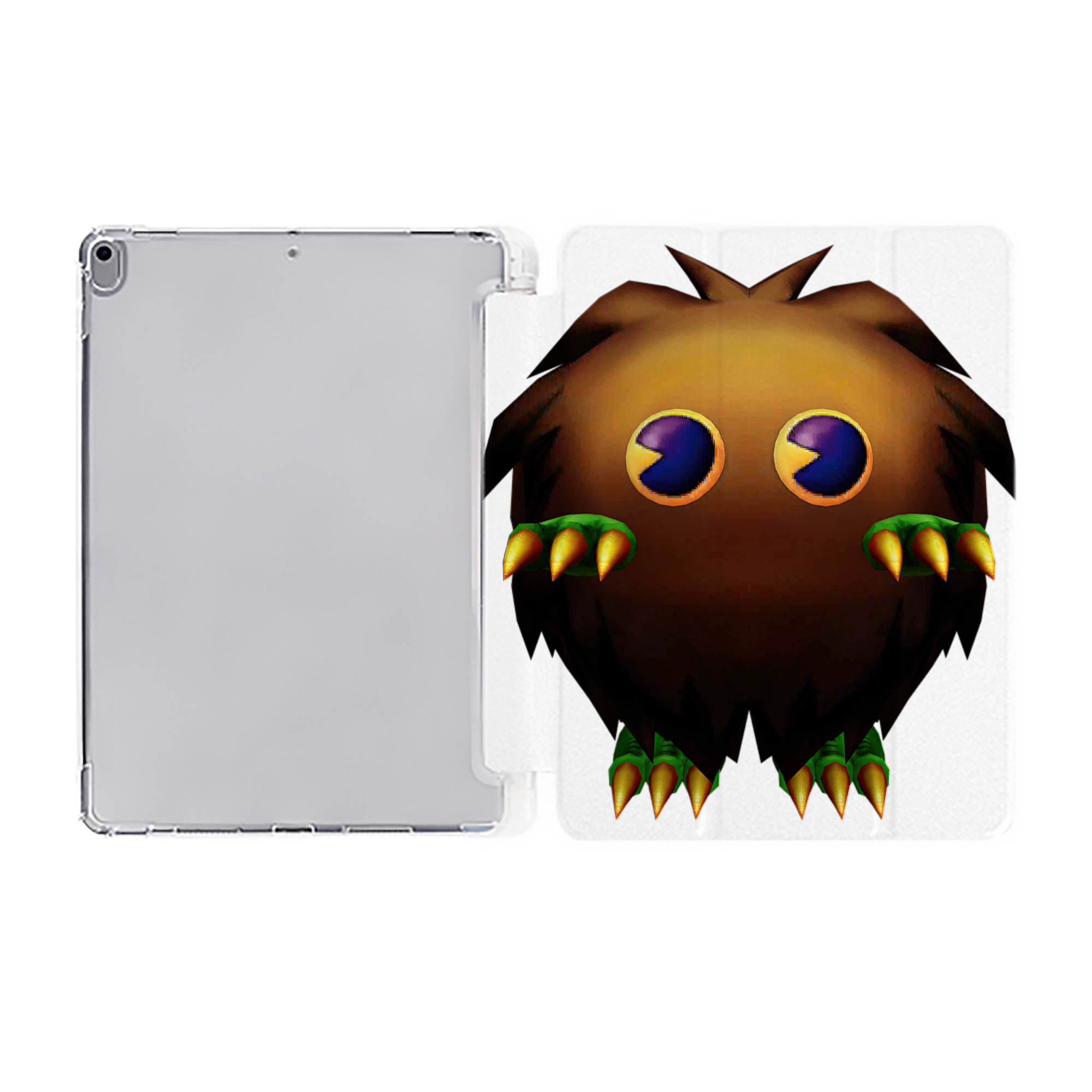 （画像用） 遊☆戯☆王 Yu-Gi-Oh! IPad ケース ペン収納付き 三つ折りスタンド PUレザー×シリコン 対応機種9.5/10.5/10.9インチ
